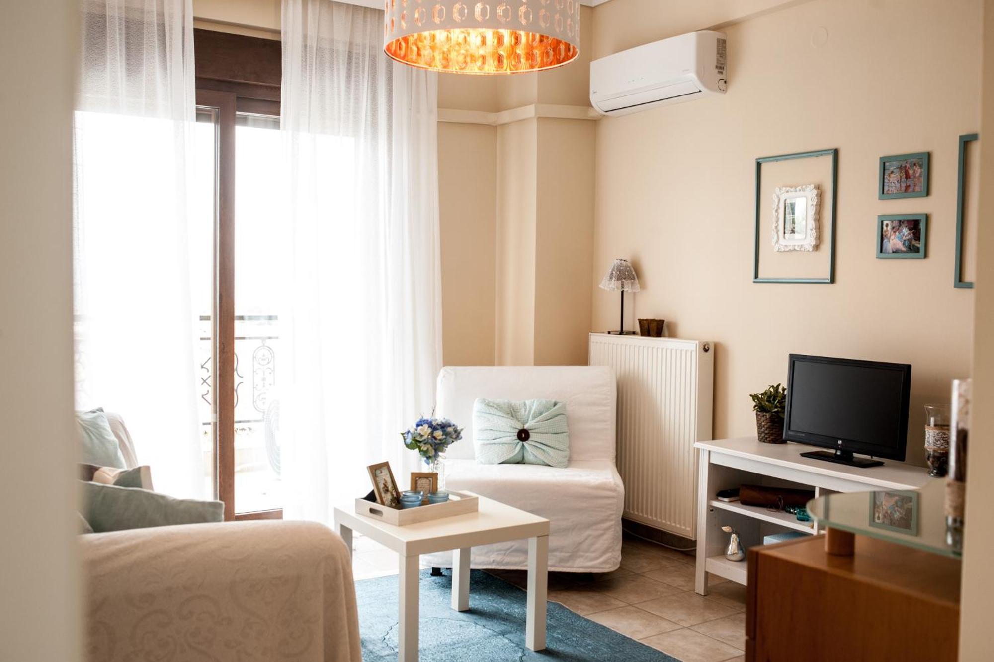 Sea View Flat Apartman Peraía Kültér fotó
