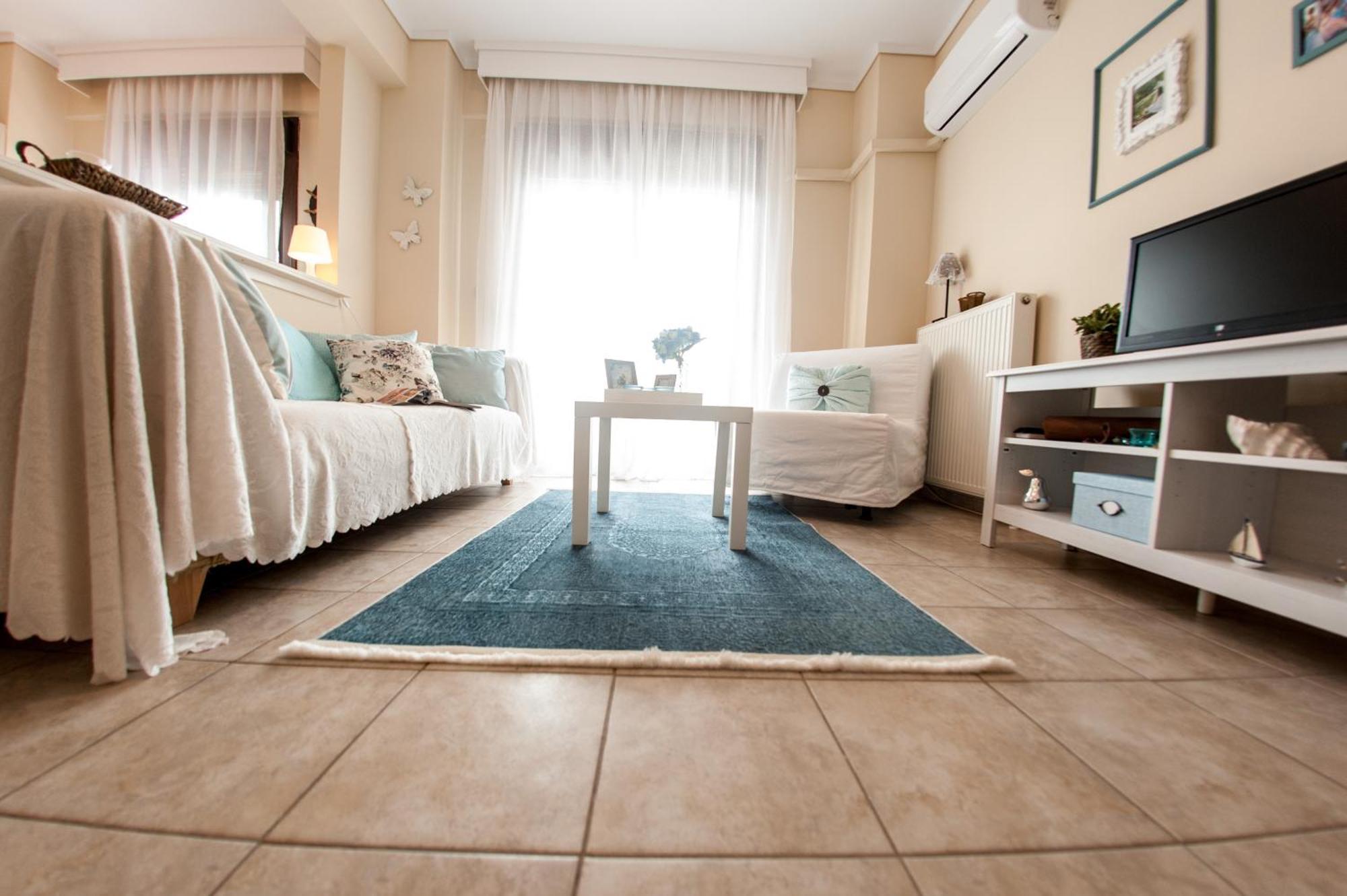 Sea View Flat Apartman Peraía Kültér fotó
