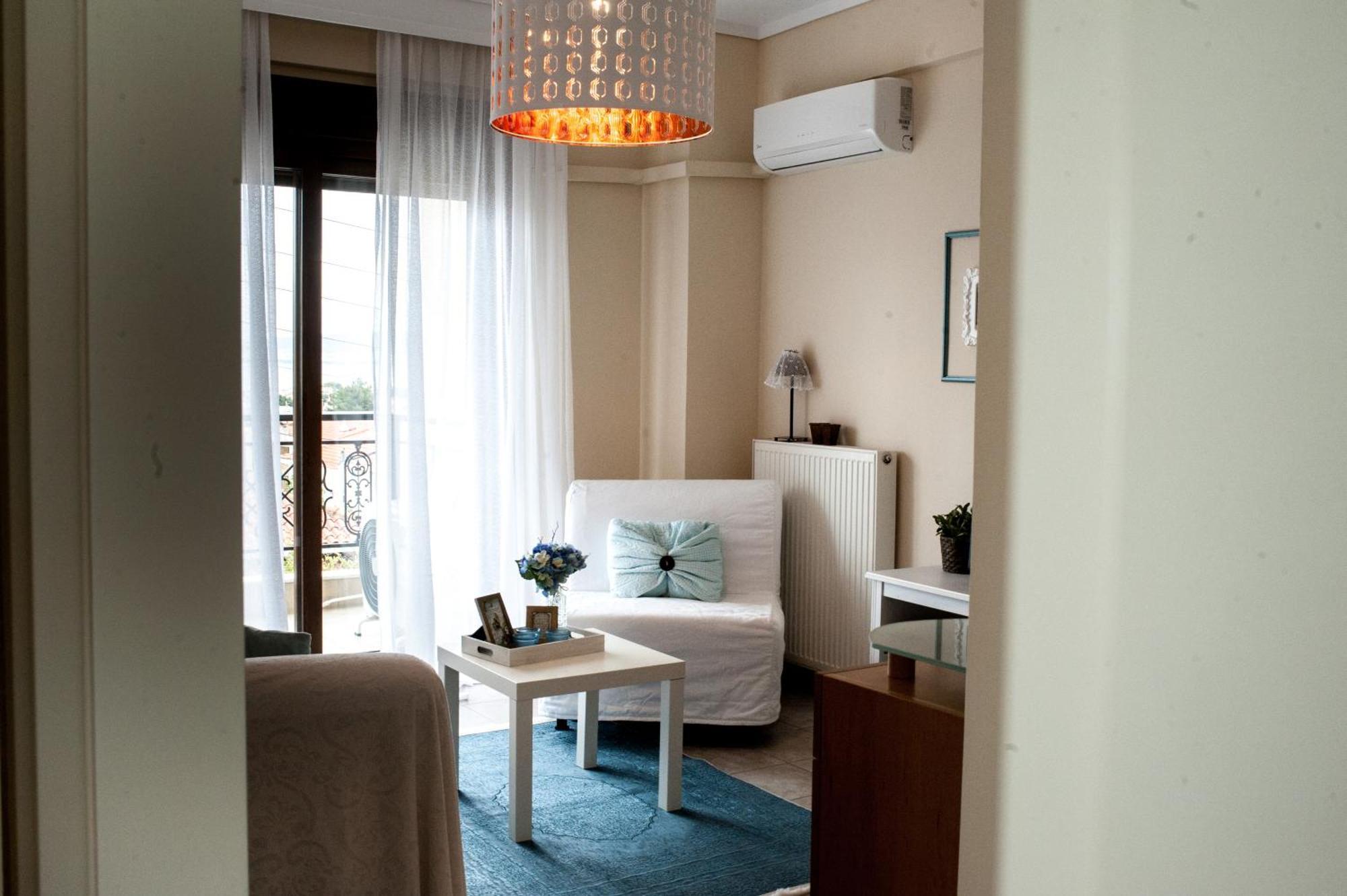 Sea View Flat Apartman Peraía Kültér fotó