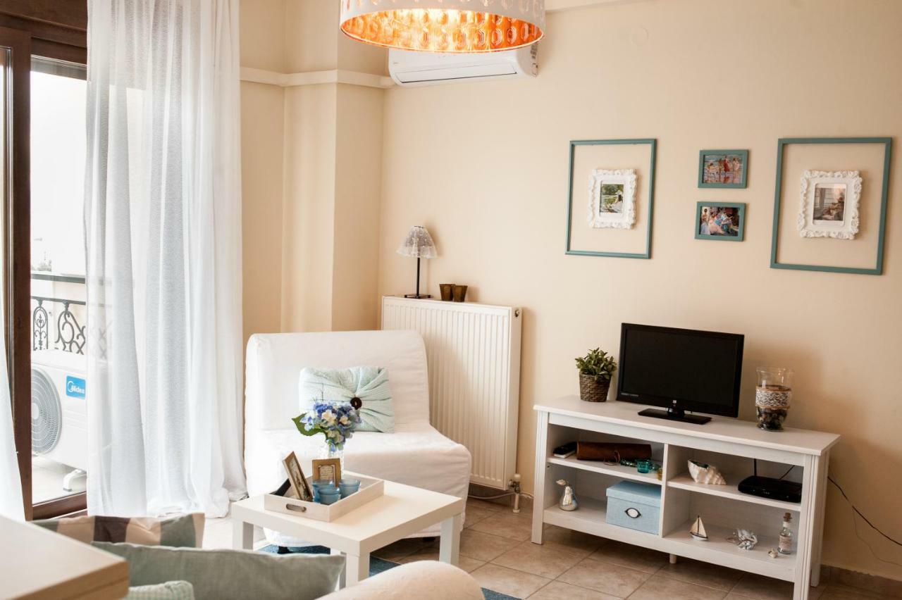 Sea View Flat Apartman Peraía Kültér fotó